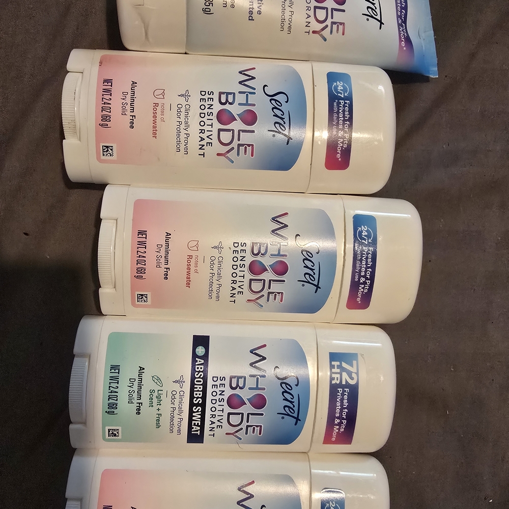 Secret Whole Body Deodorant Collection